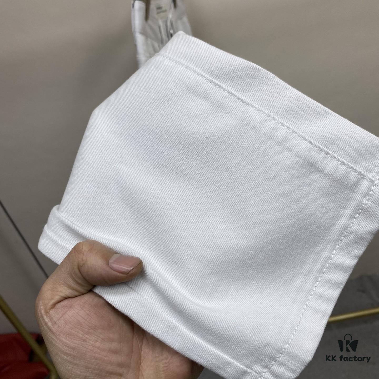 Top Version 2025 Spring/Summer European Boutique New Arrival Ultra-High-End Overseas Trade Order Men's Custom Fashion Slim Straight Leg Denim Jeans