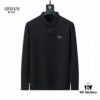 Armani🔥 Latest Custom Tailored Collar Long Sleeve T-Shirt Polo