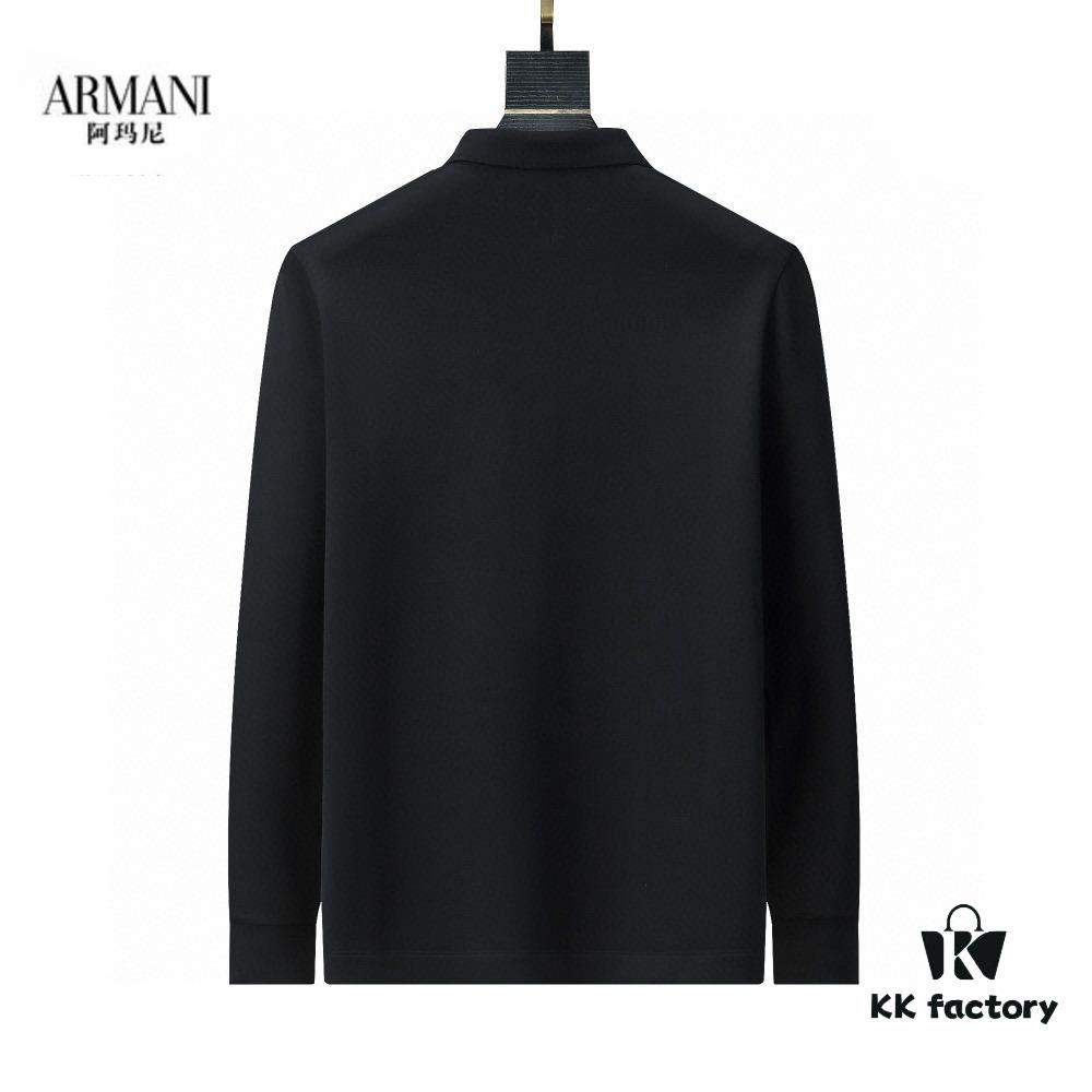 Armani🔥 Latest Custom Tailored Collar Long Sleeve T-Shirt Polo