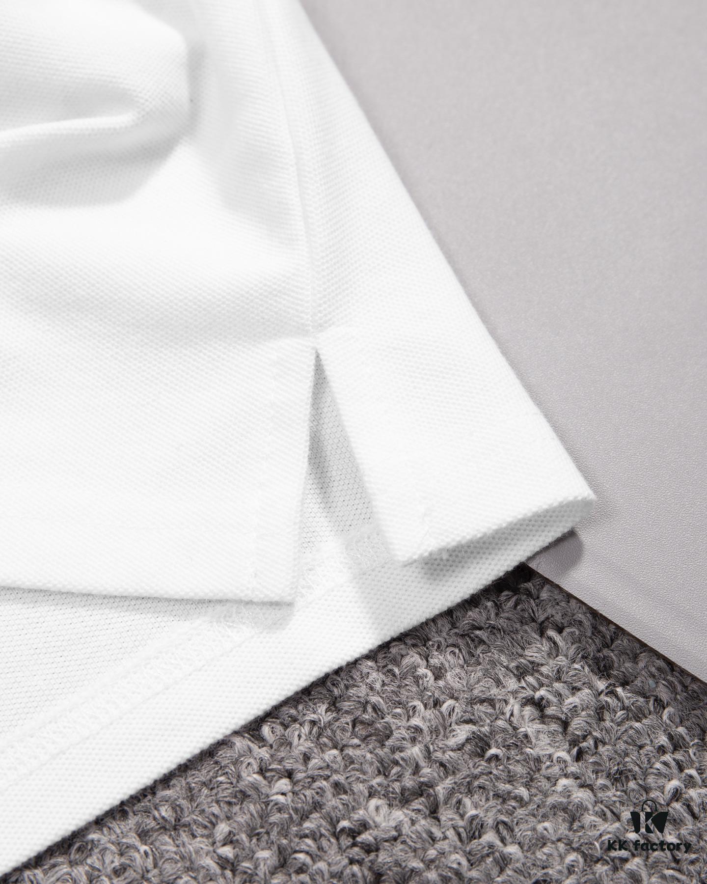 ARMANI Men's and Women's Short-Sleeve Polo Shirt, Original Fabric, Official Same Style, Custom Dyed Fabric, Ultra Comfortable, Spring and Summer New Arrival, Fashionable and Versatile