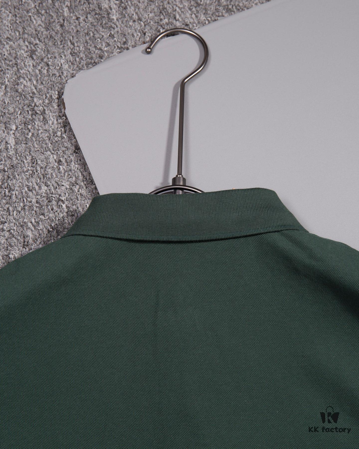 ARMANI Men's and Women's Short-Sleeve Polo Shirt, Official Same Style as Store Release, Premium Fabric, Custom Dyed, Ultra Versatile and Comfortable