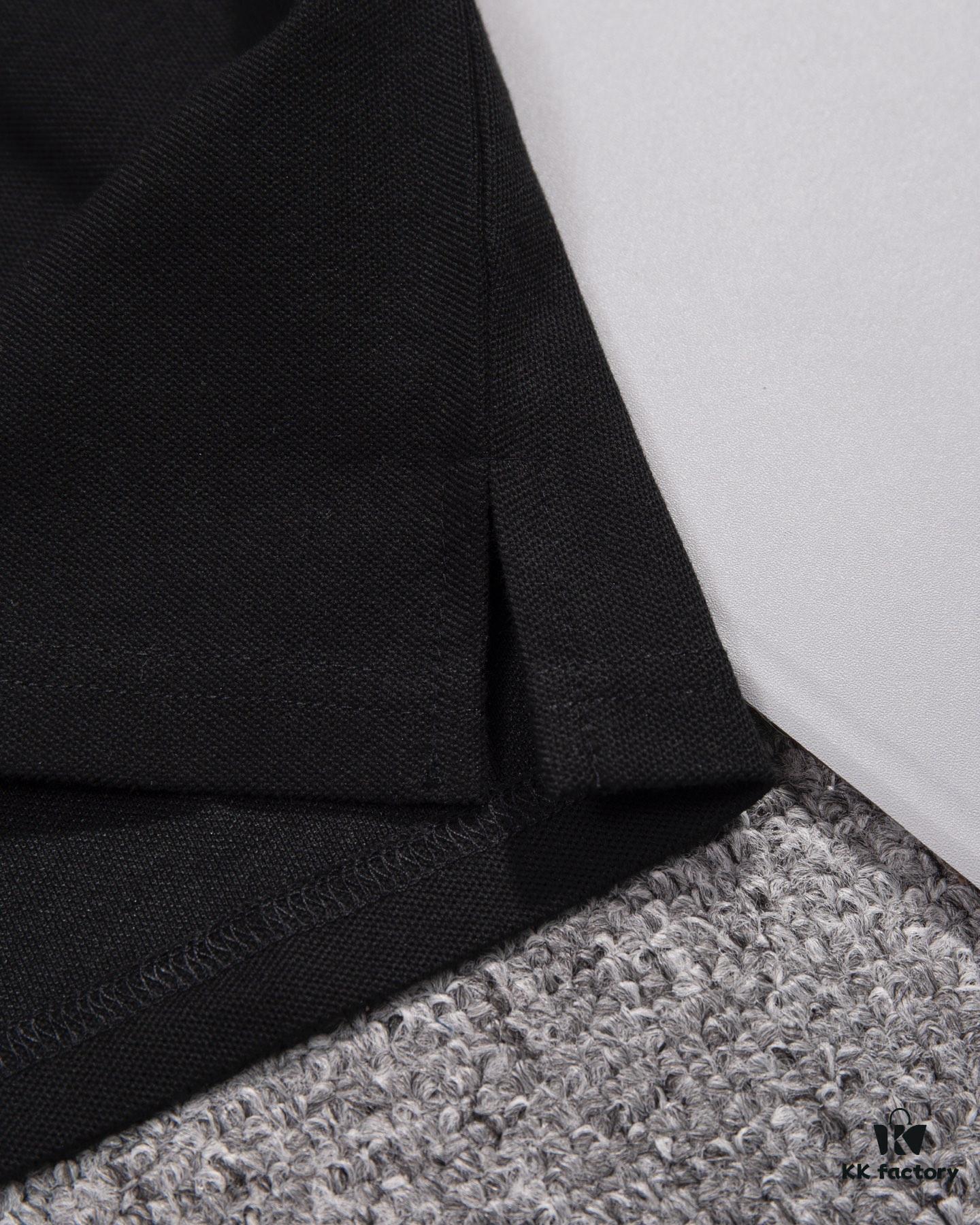 ARMANI Men's and Women's Short-Sleeve Polo Shirt, Original Fabric, Official Same Style, Custom Dyed Fabric, Ultra Comfortable and Fashionable