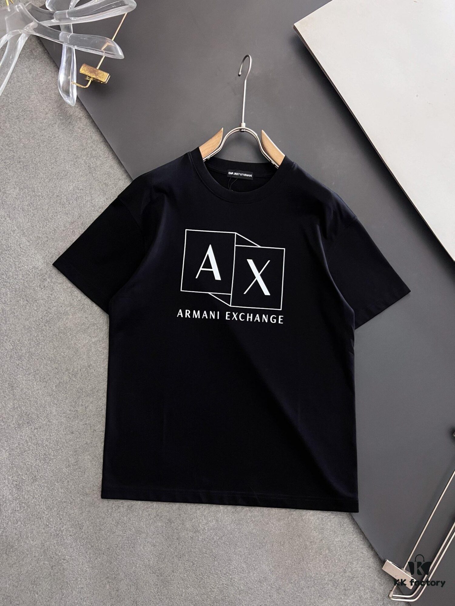 ARMANI 2025 Latest Print Short Sleeve T-Shirt, High-Quality Cabinet Original Order, Top-Tier Craftsmanship with Imported Fabric