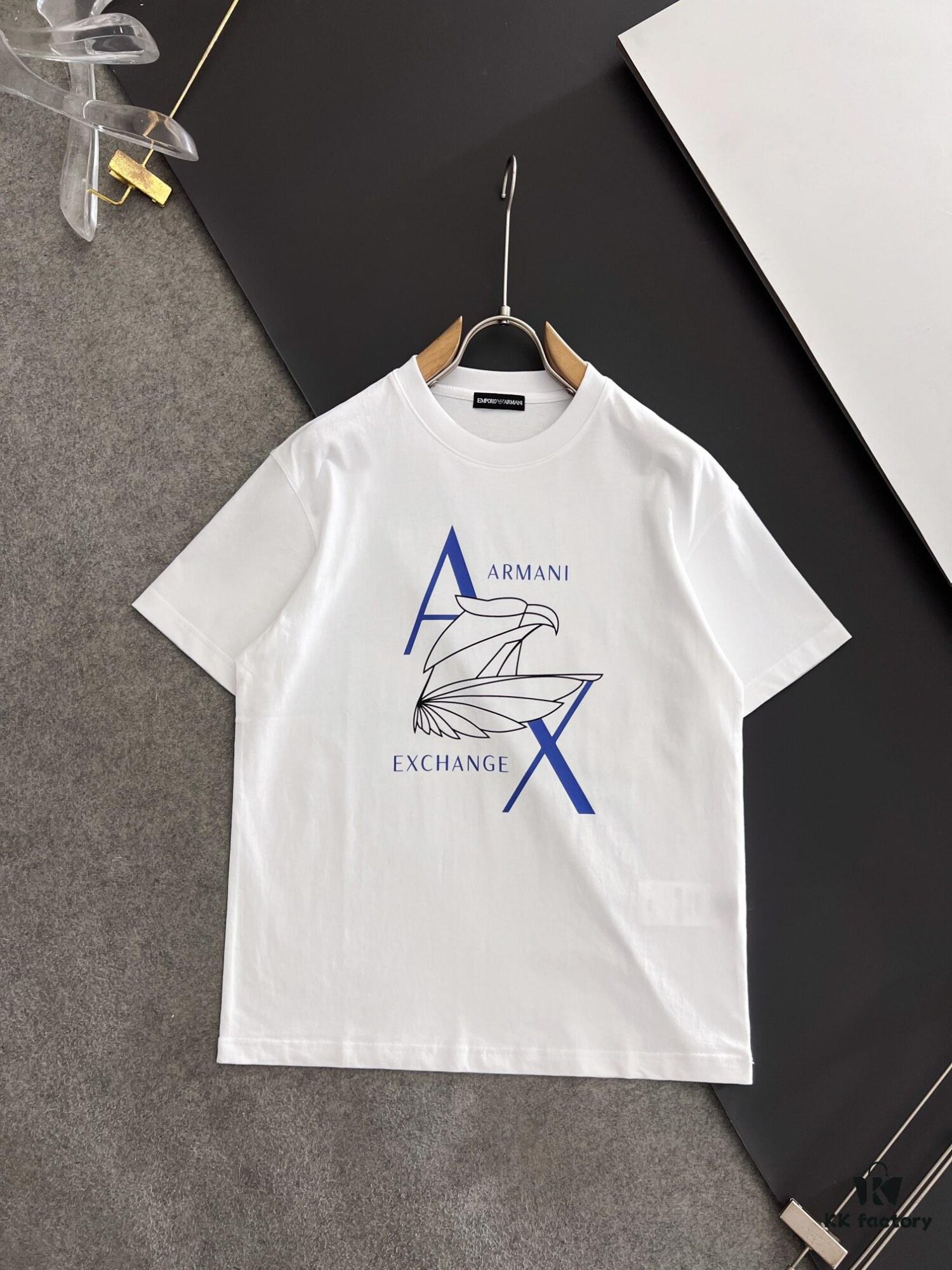 ARMANI 2025 Latest Print Short Sleeve T-Shirt, High-Quality Cabinet Original Order, Top-Tier Craftsmanship with Imported Fabric