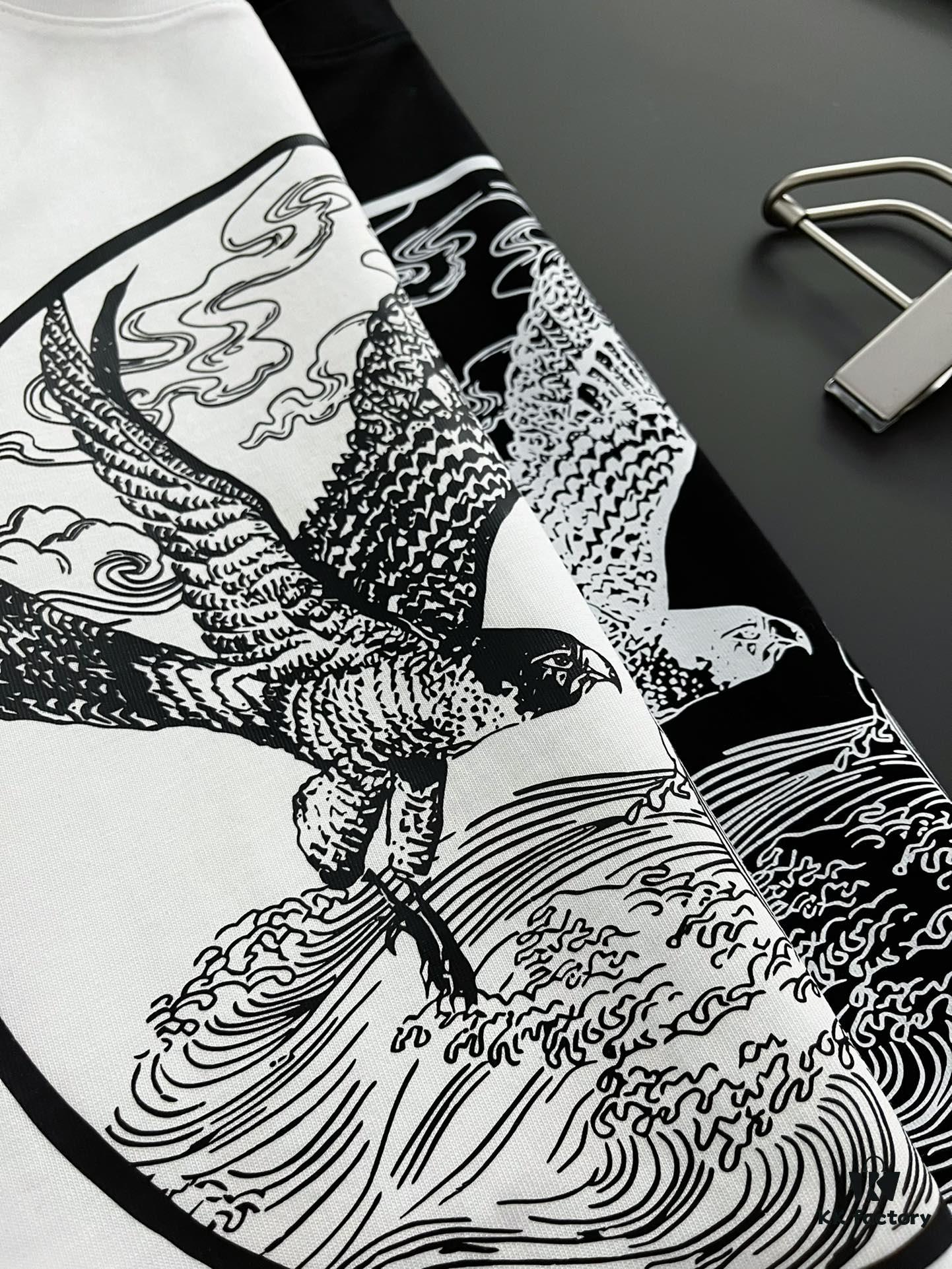 ARMANI 2025 Latest Print Short Sleeve T-Shirt, High-Quality Cabinet Original Order, Top-Tier Craftsmanship with Imported Fabric