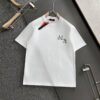AMIRI Armani 25SS Summer New Round Neck Short Sleeve T-Shirt! 270g Heavyweight High-End Pure Cotton Fabric with Perfect Texture and Feel! Slim Tailored Design, Clean and Sharp! Exquisitely Stitched with Excellent Fit and Outstanding Breathability! Stylish and Versatile for All Ages—an Essential Wardrobe Staple for Men.