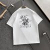 AMIRI Armani 25SS Summer New Round Neck Short Sleeve T-Shirt! 270g Heavyweight High-End Pure Cotton Fabric with Perfect Texture and Feel! Slim Tailored Design, Clean and Sharp! Exquisitely Stitched with Excellent Fit and Outstanding Breathability! Stylish and Versatile for All Ages—an Essential Wardrobe Staple for Men.