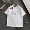 AMIRI Armani 25SS Summer New Round Neck Short Sleeve T-Shirt! 270g Heavyweight Premium Cotton Fabric with Perfect Texture and Hand Feel! Slim Tailored Design, Clean and Sharp! Exquisite Stitching and Craftsmanship! Excellent Silhouette! Highly Breathable! Stylish and Versatile for All Ages! A Must-Have Wardrobe Essential for Men.