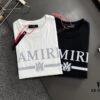 AMIRI Armani 25SS Summer New Round Neck Short Sleeve T-Shirt! 270g Heavyweight Premium Cotton Fabric with Perfect Texture and Hand Feel! Slim Tailored Design, Clean and Sharp! Exquisite Stitching and Craftsmanship! Excellent Silhouette! Highly Breathable! Stylish and Versatile for All Ages! A Must-Have Wardrobe Essential for Men.