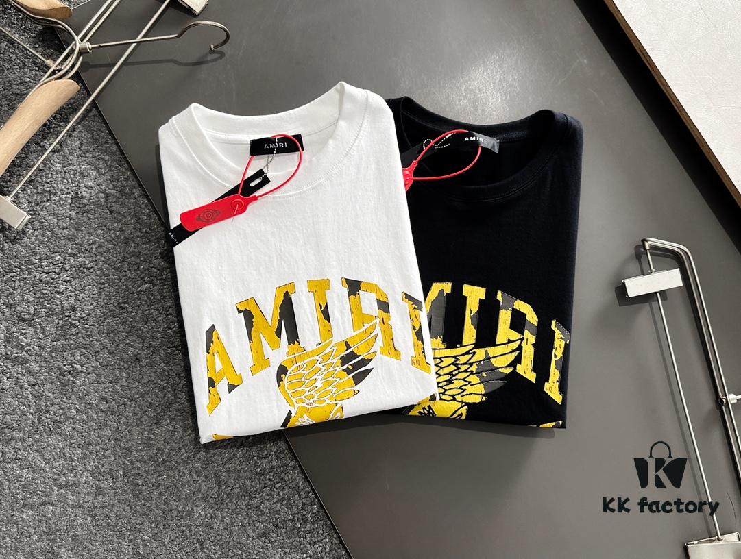 AMIRI Armani 25SS Summer New Round Neck Short Sleeve T-Shirt