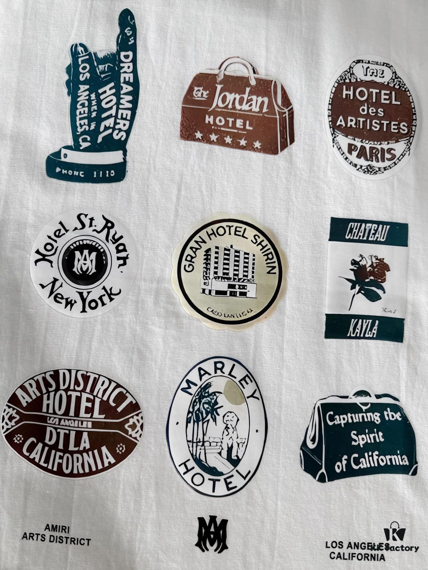 AMIRI Armani 25SS Summer New Arrival Round Neck Short-Sleeve T-Shirt! 270g Heavyweight Premium Cotton Fabric with Perfect Texture and Feel! Slim Tailored Design, Clean and Sharp! Exquisitely Stitched with Excellent Fit and Superior Breathability! Stylish and Versatile for All Ages—an Essential Wardrobe Staple for Men.