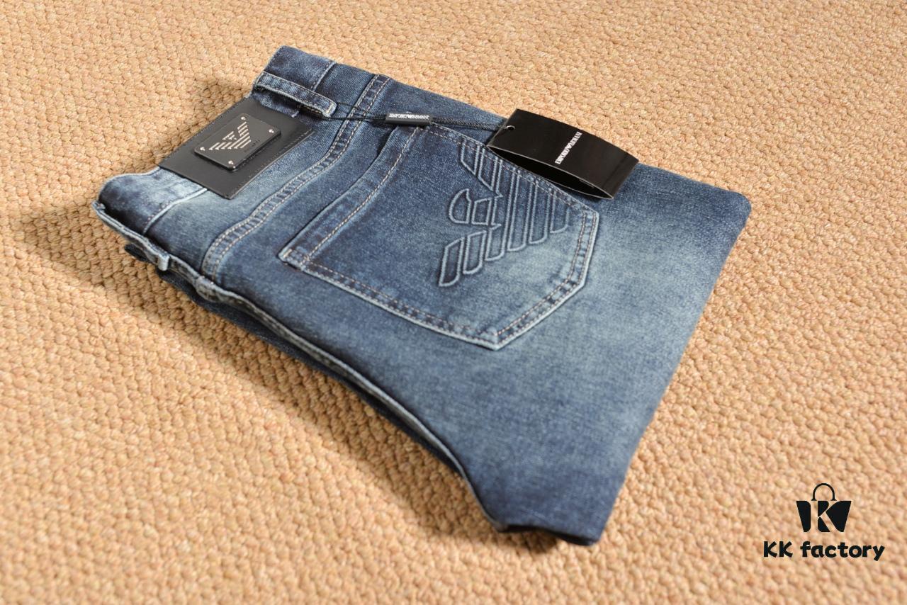 2024 Popular Hit Armani Counter New Arrival Ultra-Soft Denim Jeans