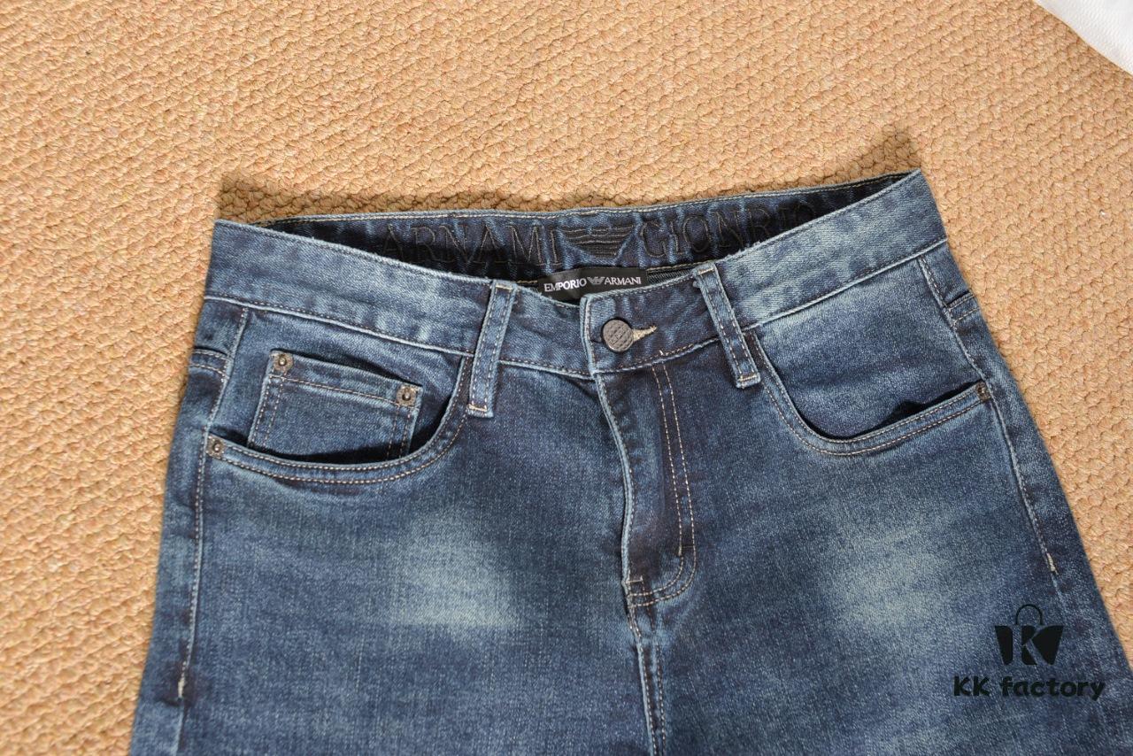 2024 Popular Hit Armani Counter New Arrival Ultra-Soft Denim Jeans
