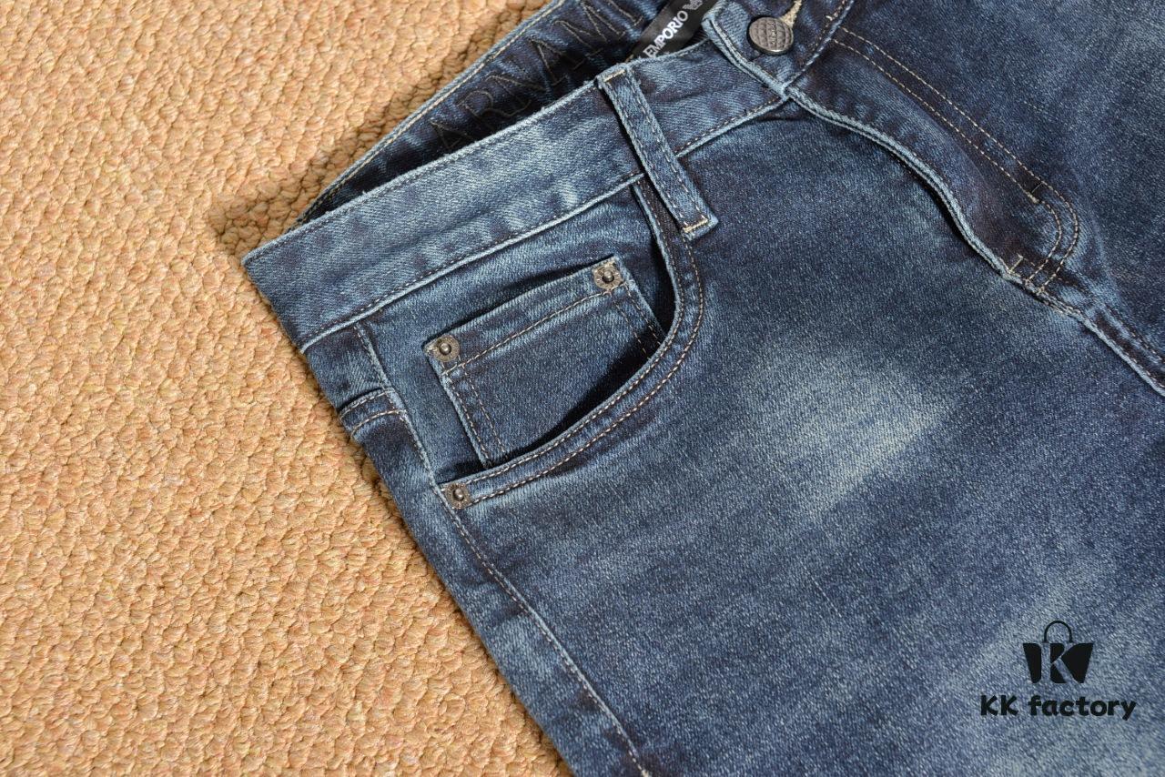 2024 Popular Hit Armani Counter New Arrival Ultra-Soft Denim Jeans