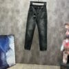 Armani 2024 New Luxury High-End Casual Business Denim Jeans Solid Color Slim Fit Jeans
