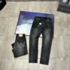 Armani New Arrival 2024 Luxury Casual Business Denim Jeans Solid Color Slim Fit Jeans