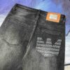 Armani New Arrival 2024 Luxury Casual Business Denim Jeans Solid Color Slim Fit Jeans