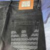 Armani New Arrival 2024 Luxury Casual Business Denim Jeans Solid Color Slim Fit Jeans