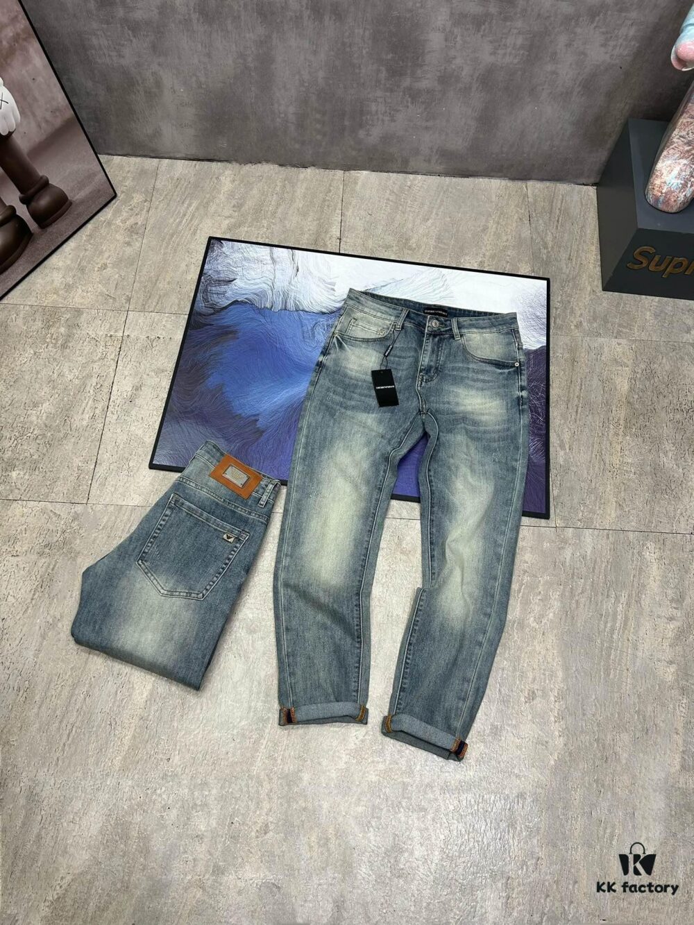 2024 Hot New Arrival Armani Counter Premium Ultra-Soft Jeans