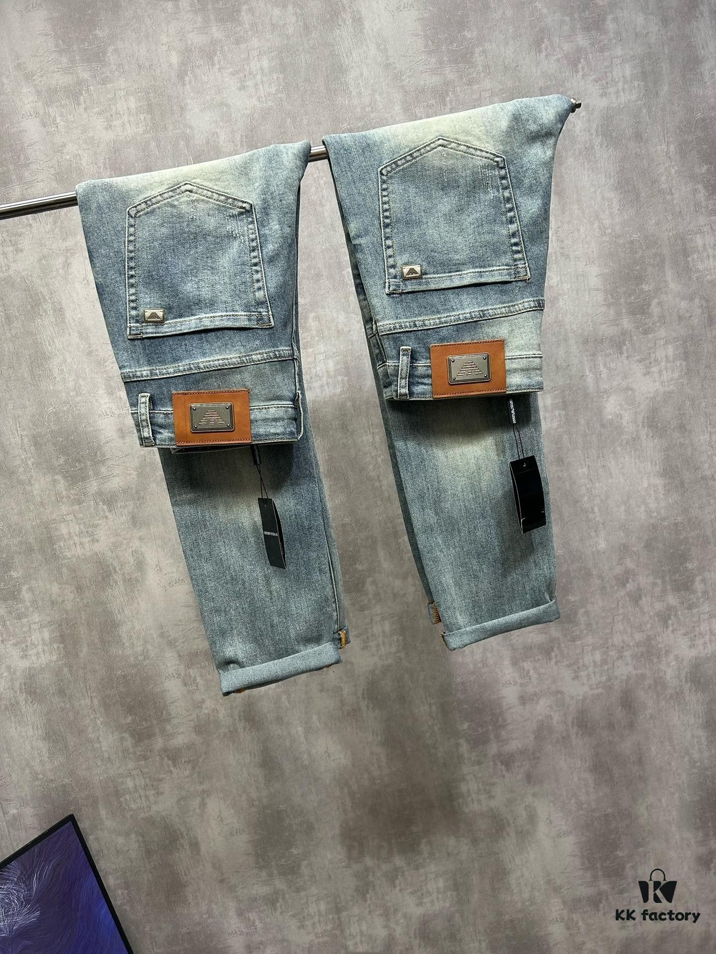 2024 Hot Selling Armani Counter New Arrival Ultra-Soft Jeans