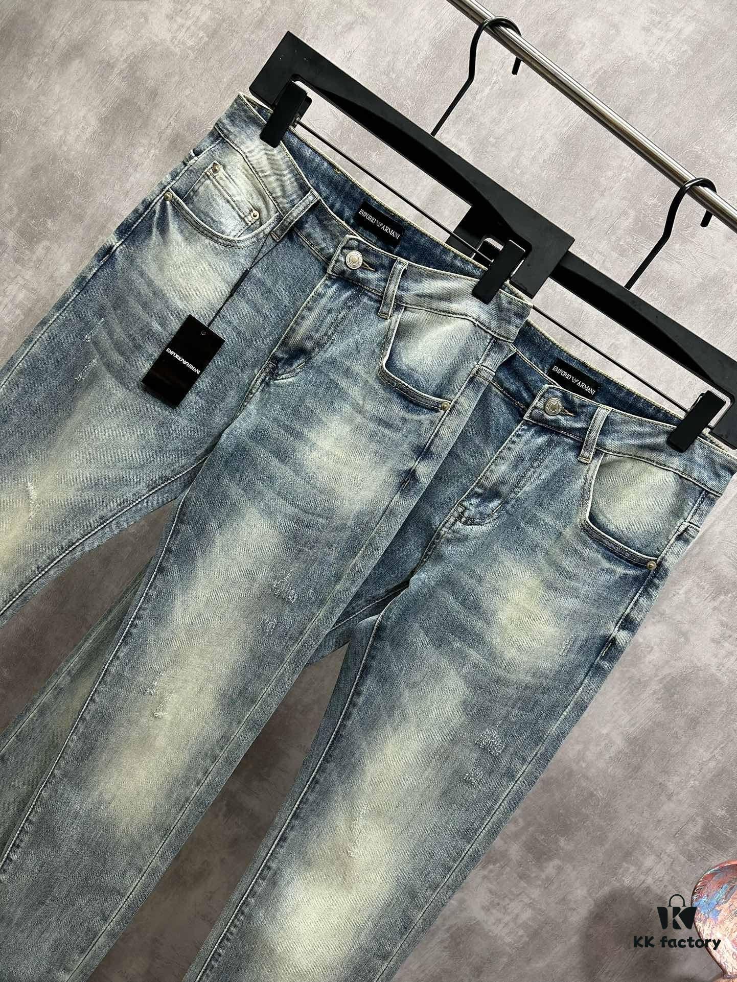 2024 Hot Selling Armani Counter New Arrival Ultra-Soft Jeans