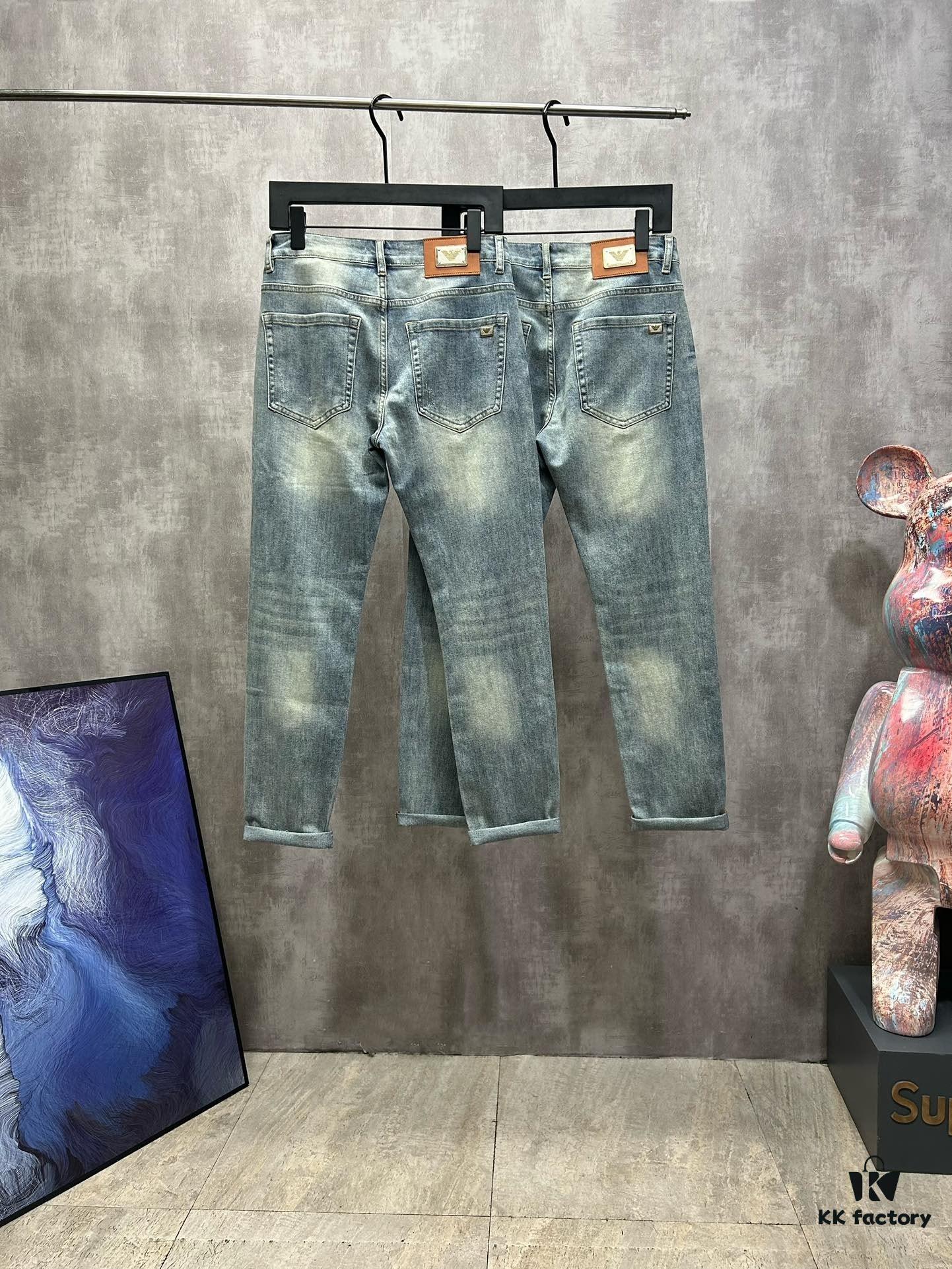 2024 Hot Selling Armani Counter New Arrival Ultra-Soft Jeans