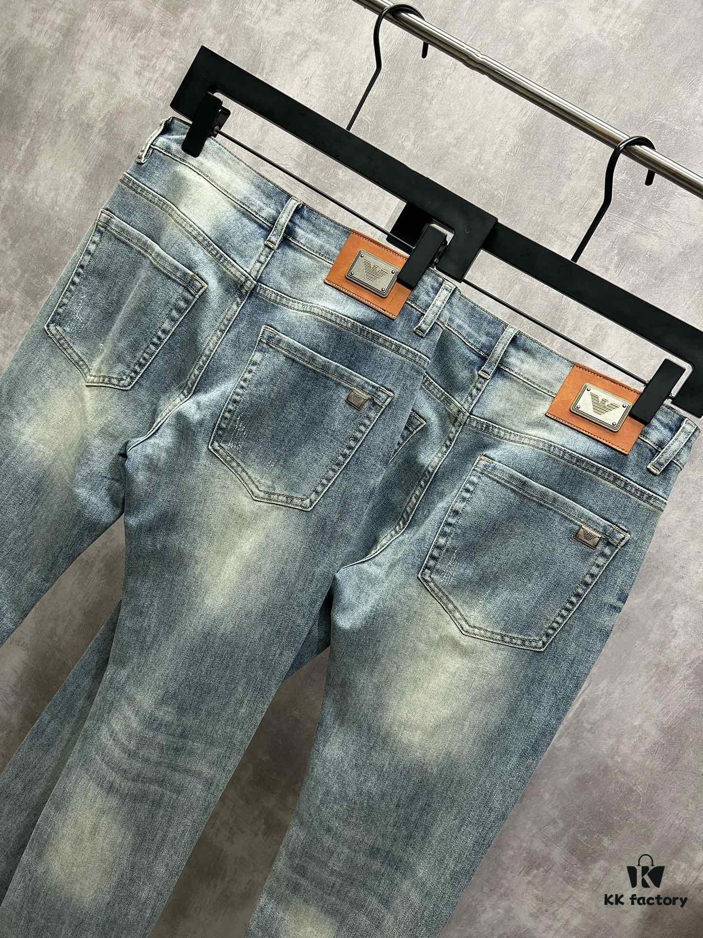 2024 Hot Selling Armani Counter New Arrival Ultra-Soft Jeans
