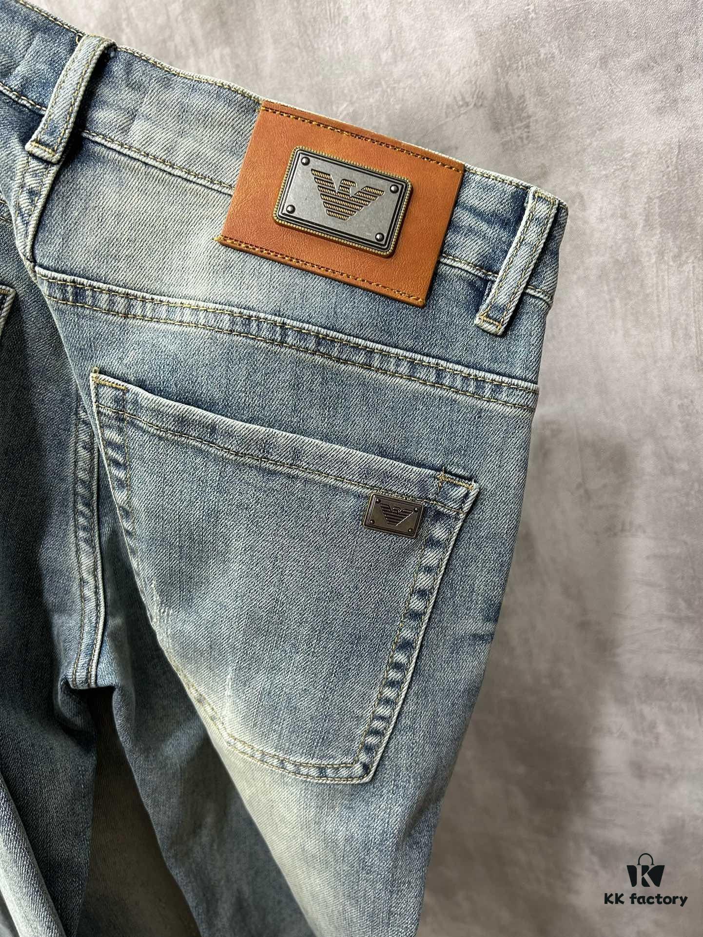 2024 Hot Selling Armani Counter New Arrival Ultra-Soft Jeans