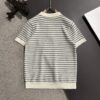 High-Quality Armani 2025 Spring/Summer New Men's Notched Short-Sleeve T-Shirt