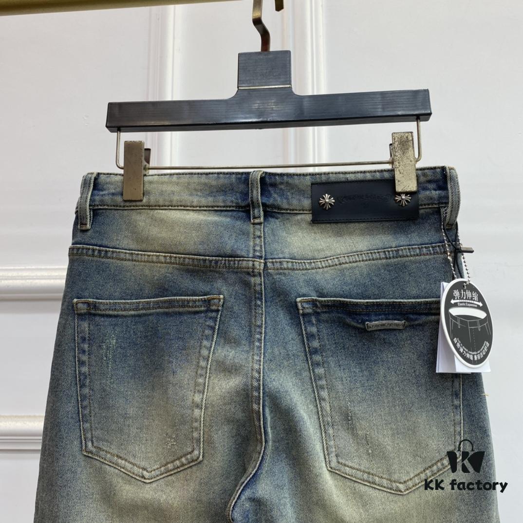 2025 Spring Summer European Cabinet New Arrival Ultra A-grade Purchased Level Overseas Trading Company Order Source Top Original High-end Men's Custom Fashion Slim Straight Leg Jeans