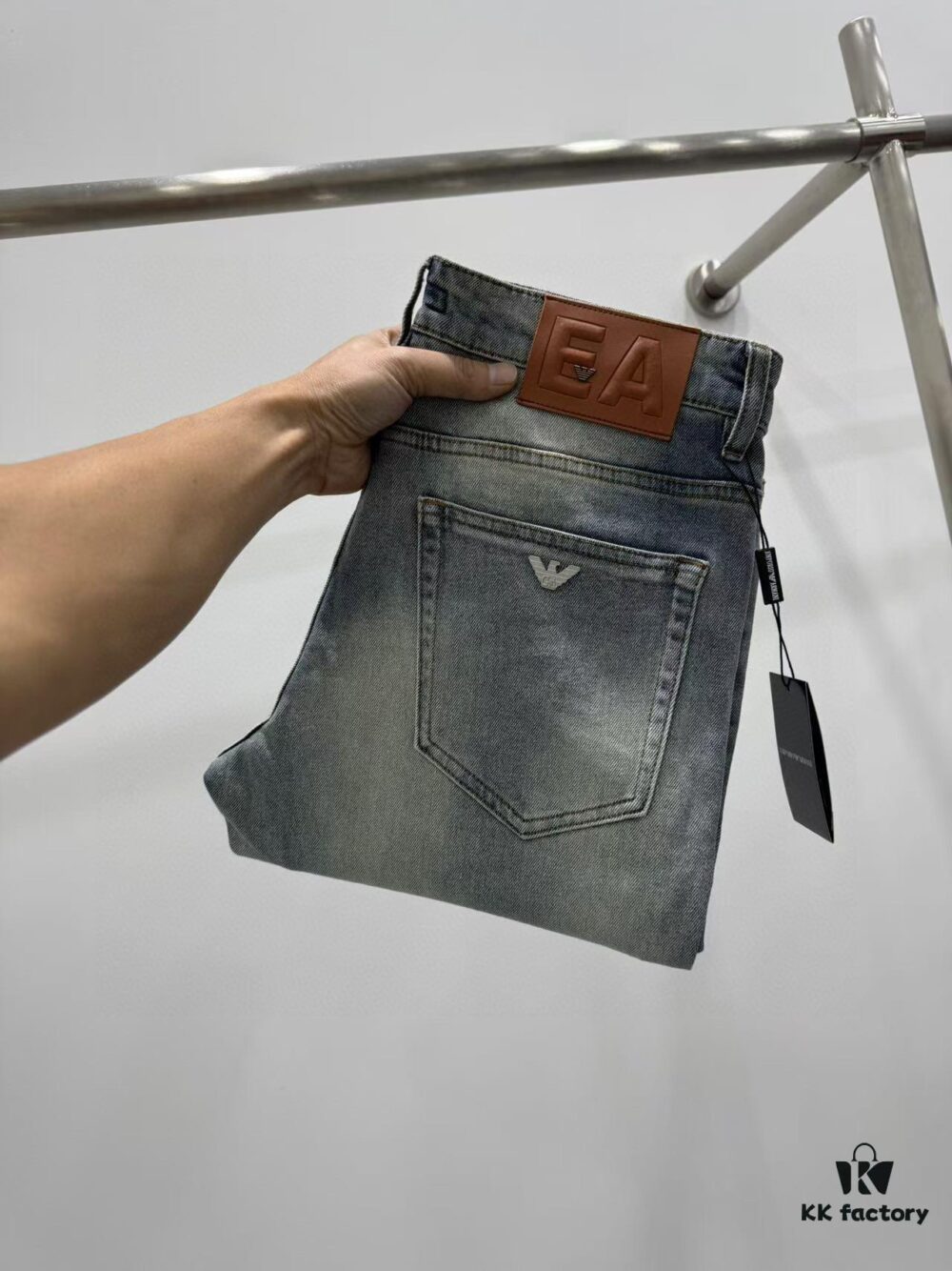 2025 Spring Summer European Boutique New Arrival, Super A-Grade Import Level Overseas Trade Company Order Source, Top Original High-End Men's Custom Fashion Slim Straight Leg Jeans