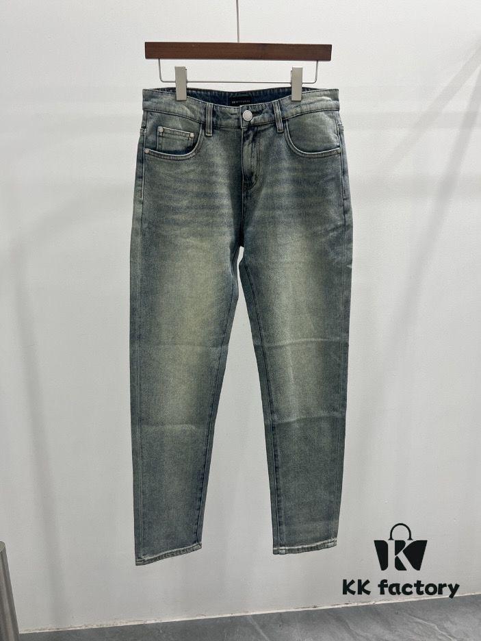 2025 Spring Summer European Boutique New Arrival, Super A-Grade Import Level Overseas Trade Company Order Source, Top Original High-End Men's Custom Fashion Slim Straight Leg Jeans