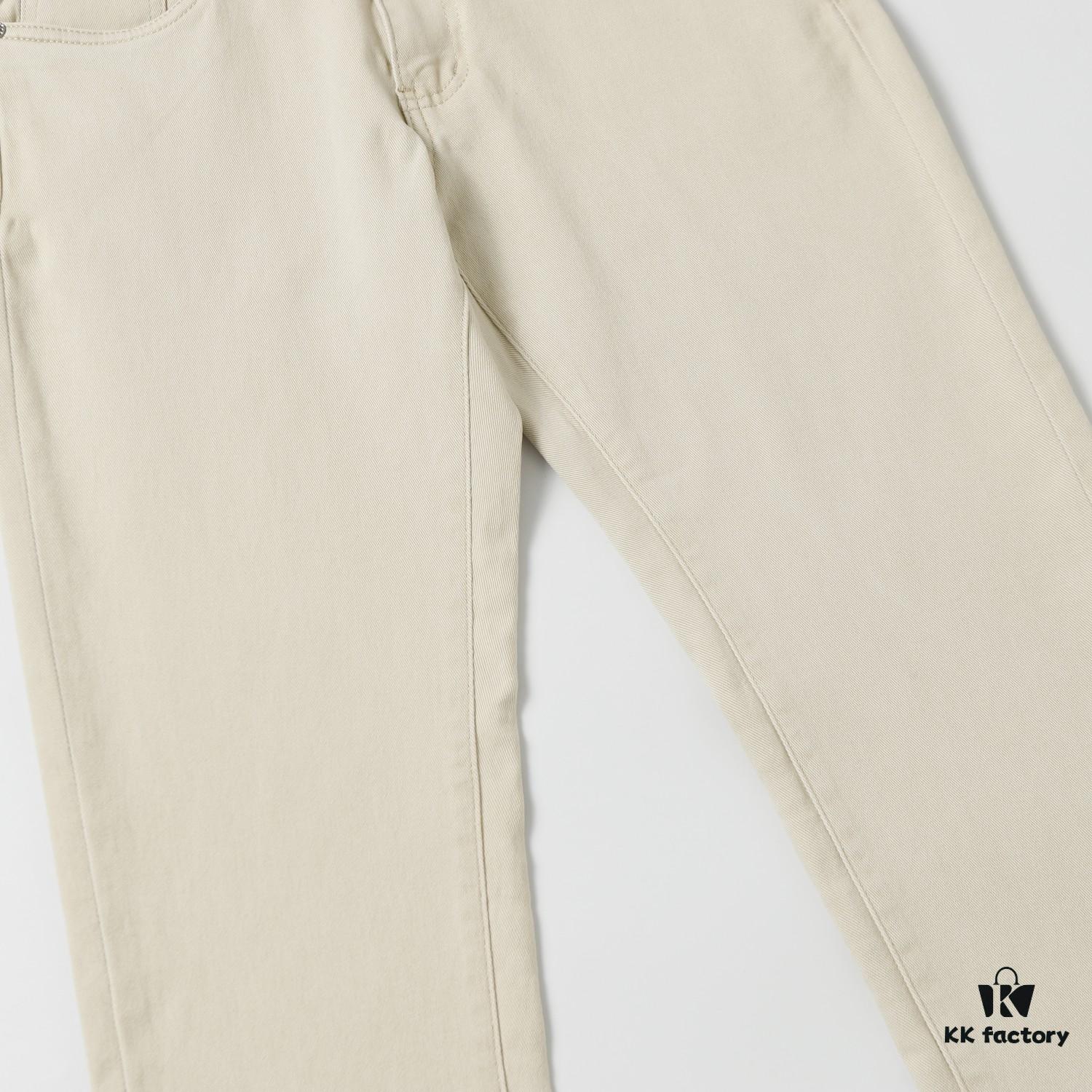 Popular Bestseller! New Autumn EMPORIO ARMANI Armani Luxe Combed Stretch Denim Trousers - Business Casual Style, Available at Henglong