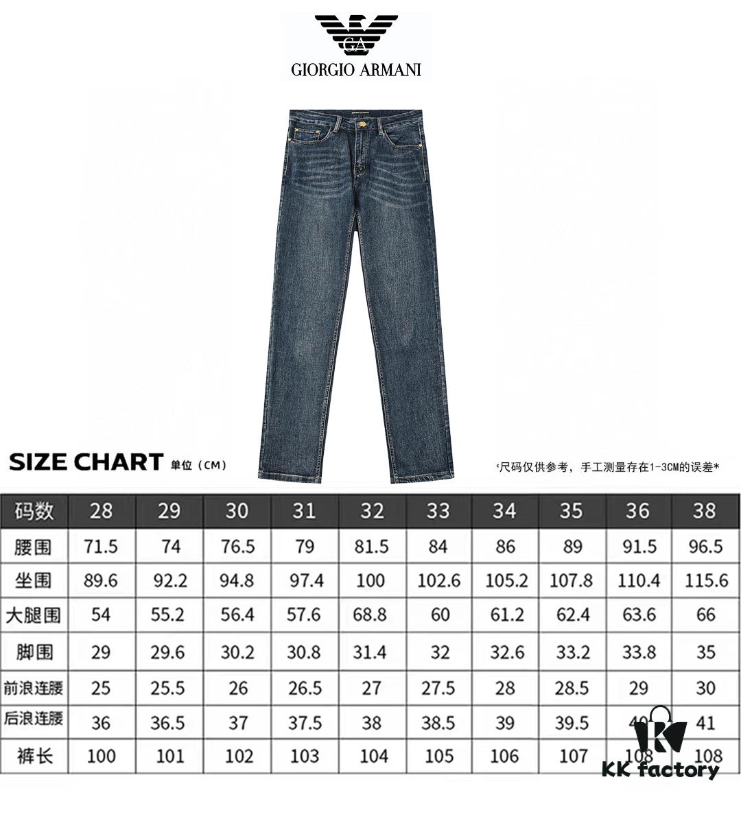 Autumn/Winter New Arrival Classic Versatile Amani Armani Denim Jeans
