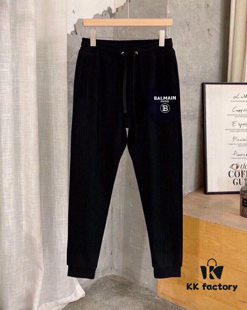 BALMAIN Summer Men's High-Quality Double-Mercerized Suit, Imported Premium Fabric, Fashion Trend Style