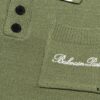Balmain BALMAIN 2024 New Arrival Polo Short-Sleeve Sweater with Embroidered Logo on Chest Pocket
