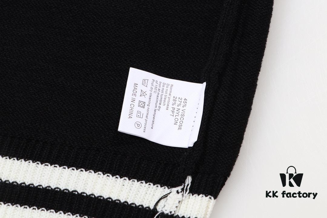 Balmain BALMAIN 2024 New Arrival POLO Short-Sleeve Sweater with Embroidered Logo on Chest Pocket