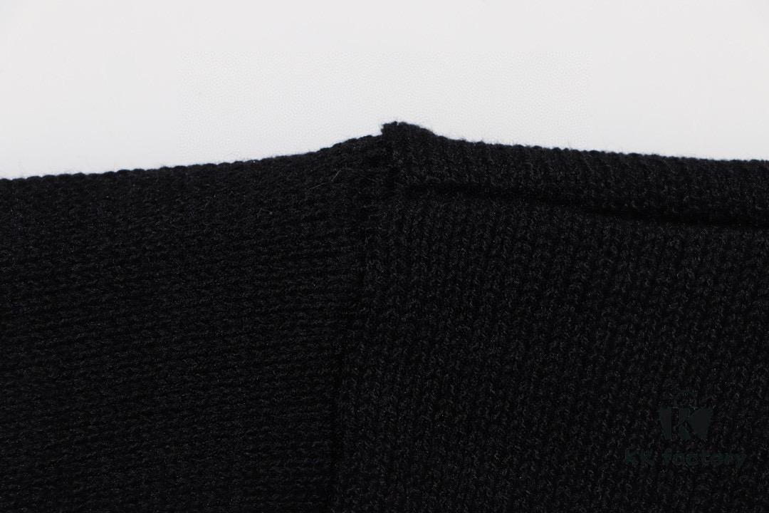 Balmain BALMAIN 2024 New Arrival POLO Short-Sleeve Sweater with Embroidered Logo on Chest Pocket