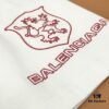 Balenciaga Paris x Manchester United 25SS Spring Collection Premium Embroidered Logo Heavyweight Crew Neck T-Shirt Unisex