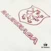 Balenciaga Paris x Manchester United 25SS Spring Collection Premium Embroidered Logo Heavyweight Crew Neck T-Shirt Unisex