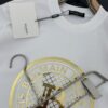 Balmain* 320g Heavyweight Cotton T-Shirt, Thick and Breathable, Loose Fit, Foil Print Logo Design, Spring/Summer New Round Neck Fashion Short Sleeve T-Shirt, Comfortable Against Skin, Stylish and Wearable, Original Craftsmanship, Casual Versatile Essential