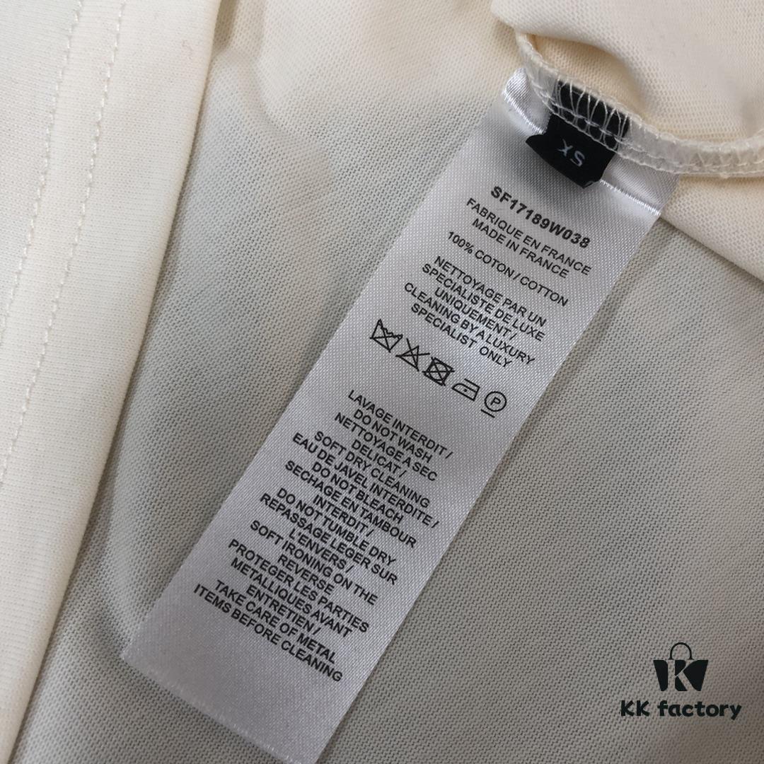 BALMAIN 2025 SS Collection Round Neck Short Sleeve T-Shirt – Same Design as Official Counter, Front and Back Custom Logo, Exclusive Fabric, Thick Board 3D Construction