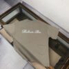 BALMAIN 25SS Counterpart Round Neck Short Sleeve T-Shirt with Custom Embroidered Logo – Premium Heavyweight Cotton Fabric, Unisex Design