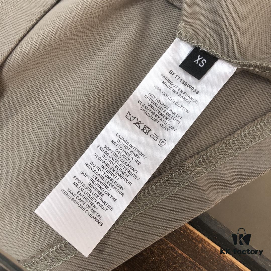 BALMAIN 25SS Counterpart Round Neck Short Sleeve T-Shirt with Custom Embroidered Logo – Premium Heavyweight Cotton Fabric, Unisex Design