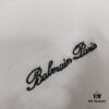 BALMAIN 2025 SS Collection Counterpart Crew Neck Short Sleeve T-Shirt with Custom Embroidered Logo – Premium Heavyweight Cotton Fabric, Unisex Design
