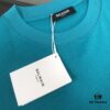 BALMAIN 2025 SS Collection Round Neck Short Sleeve T-Shirt – Same Design as Official Counter – Front and Back Custom Embroidered Logo – Exclusive Fabric – Thick, Structured Build