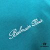 BALMAIN 2025 SS Collection Round Neck Short Sleeve T-Shirt – Same Design as Official Counter – Front and Back Custom Embroidered Logo – Exclusive Fabric – Thick, Structured Build