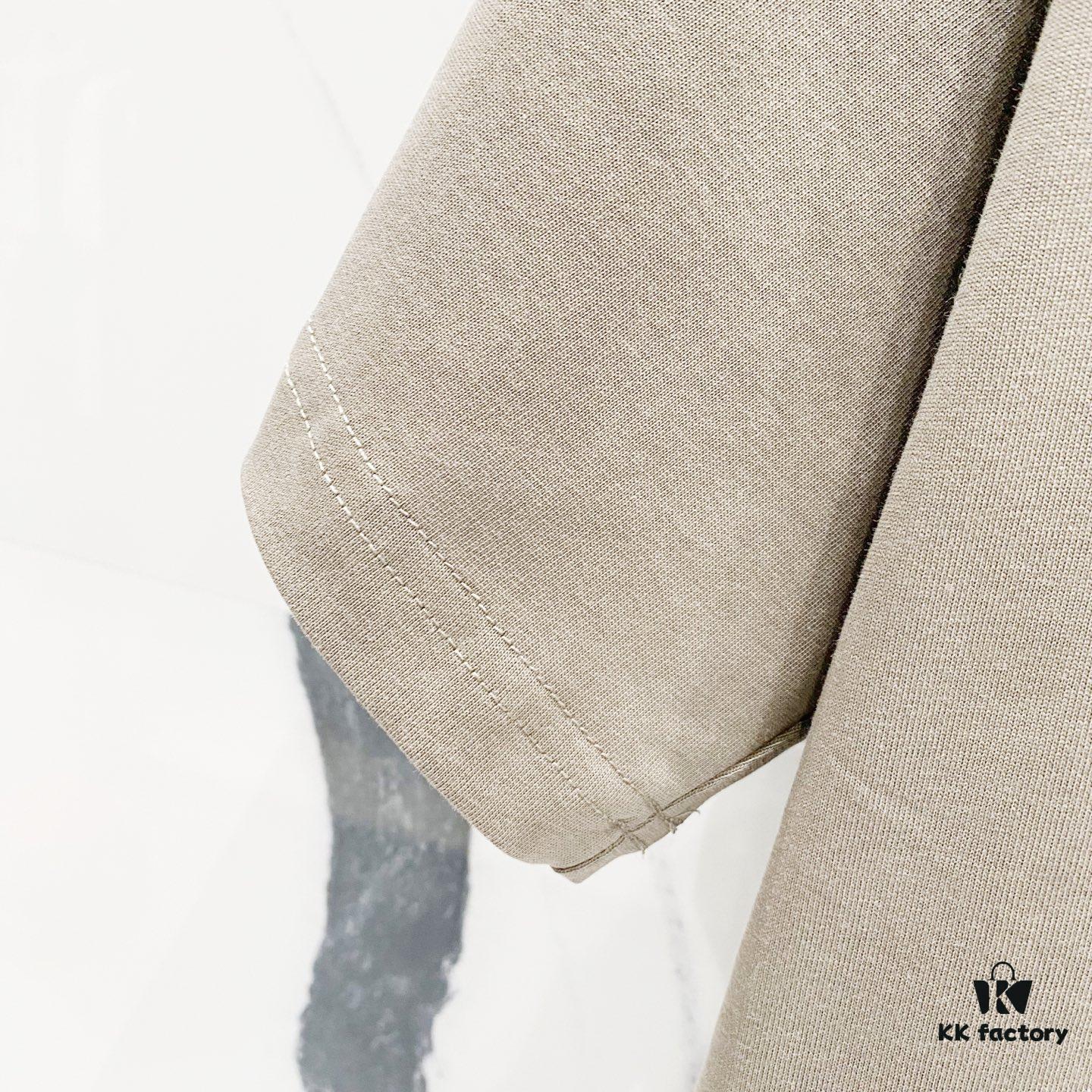 BALMAIN Crew Neck Short Sleeve T-Shirt 260g with Embroidered Logo