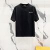 BALMAIN 260g Crew Neck Short Sleeve T-Shirt with Embroidered Brand Logo