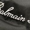 BALMAIN 260g Crew Neck Short Sleeve T-Shirt with Embroidered Brand Logo